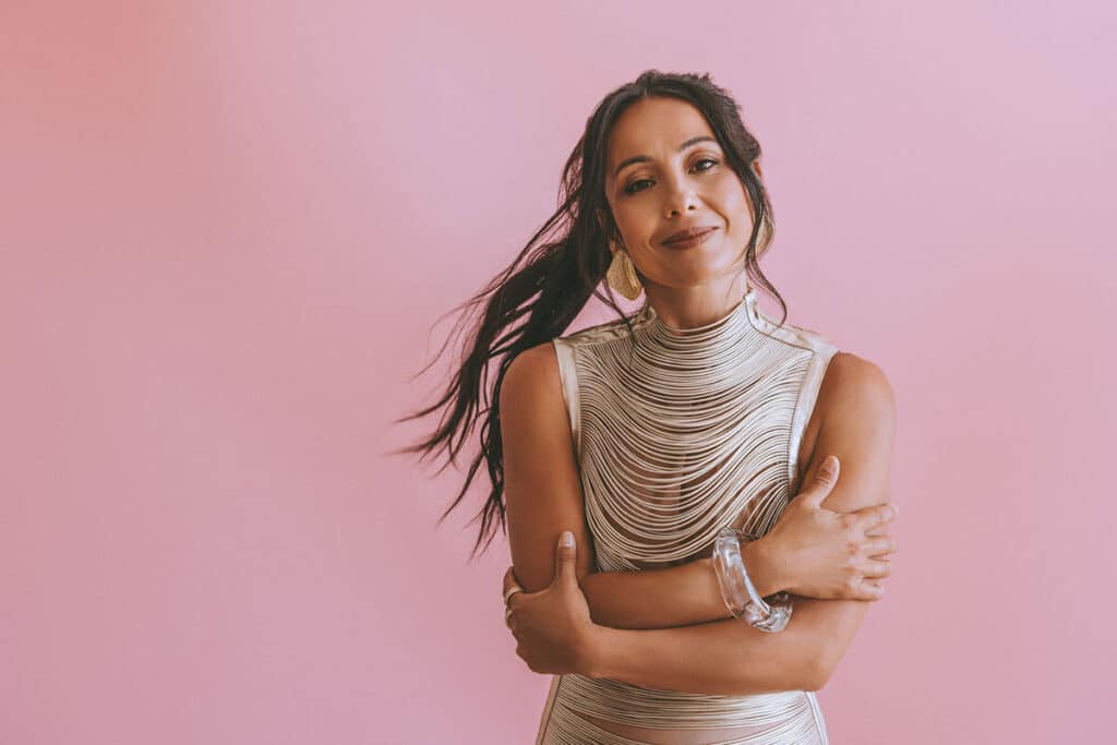 Nicky Clinch styled by Ivanna Fontana in a bold, high-fashion look during her second personal brand shoot