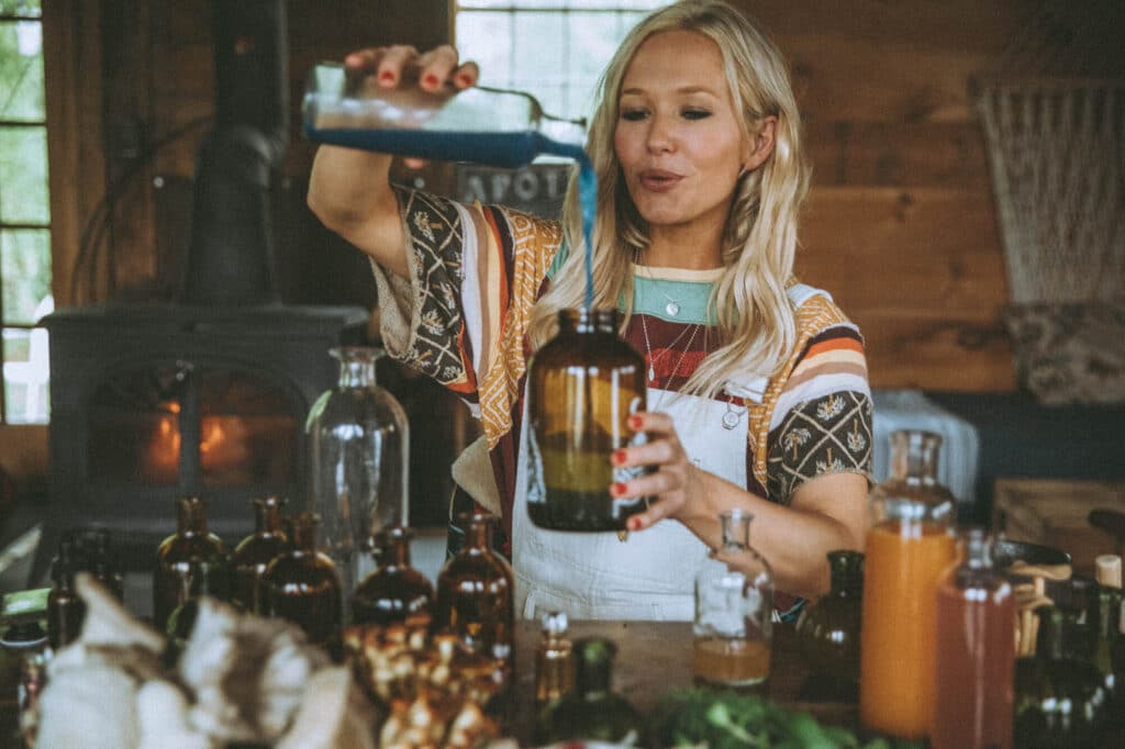 Editorial-style brand photo using props and location to tell client’s unique story