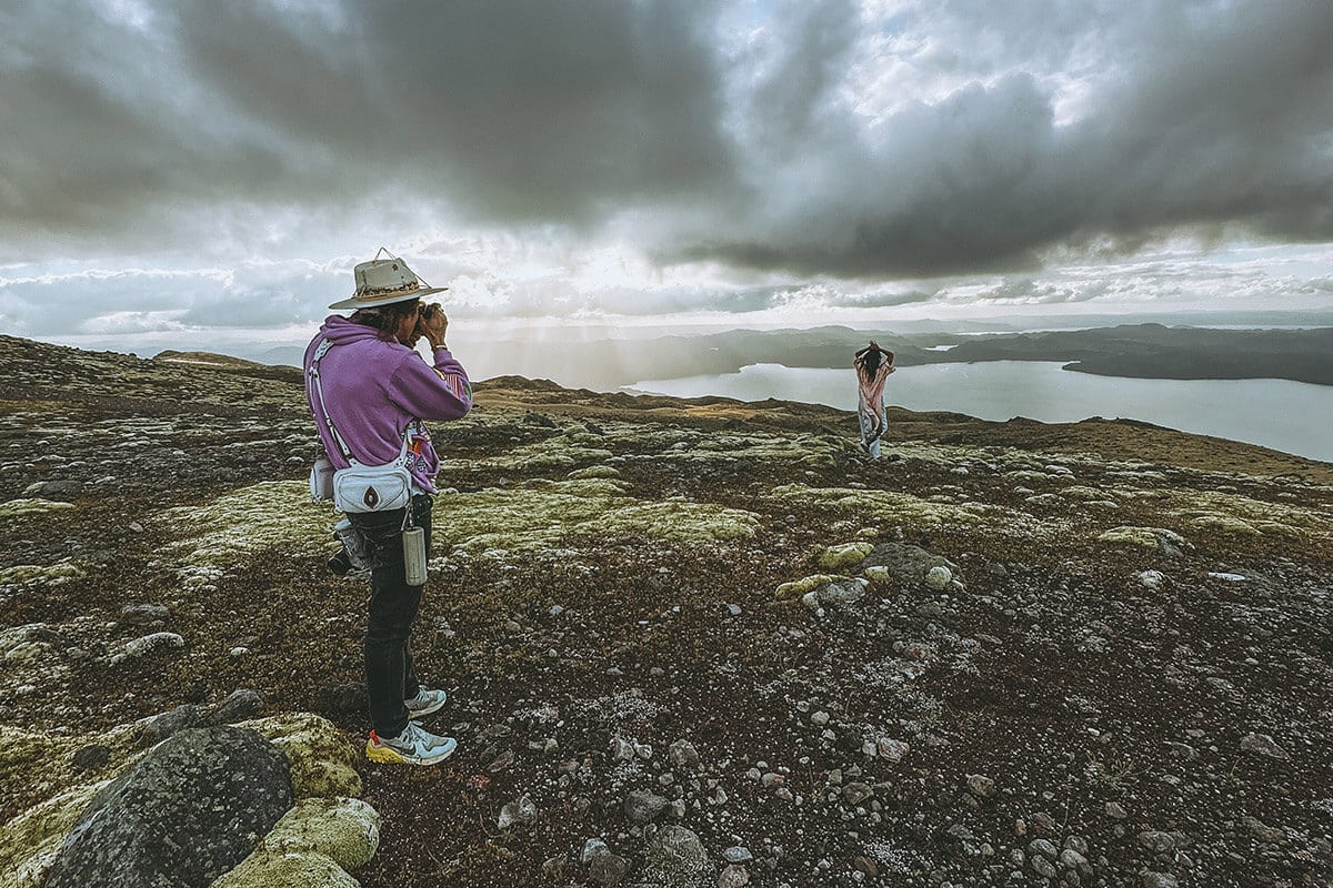 Nick Onken directing a personal brand photo shoot using music and movement to evoke confidence