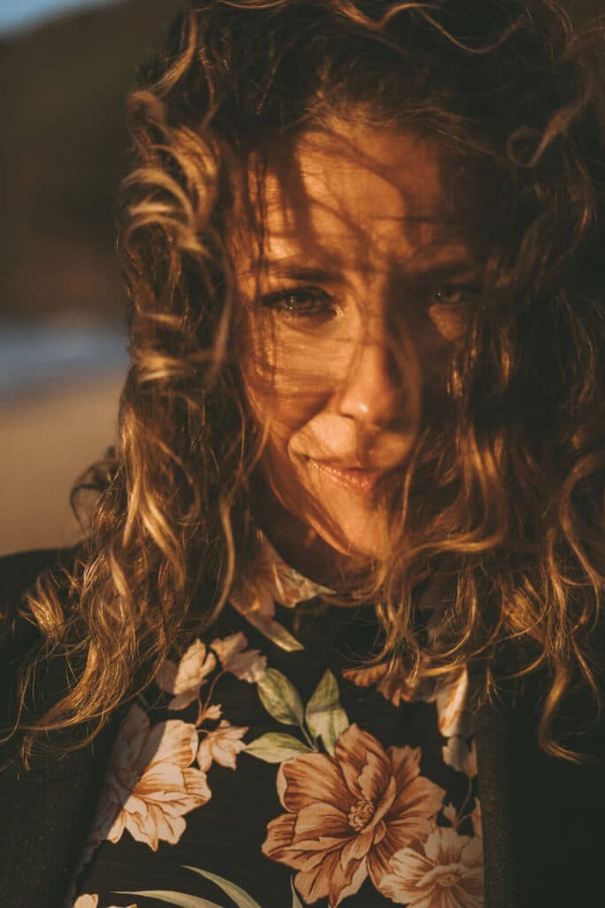 Evangeline Lilly consciously choosing presence over performance during photography session