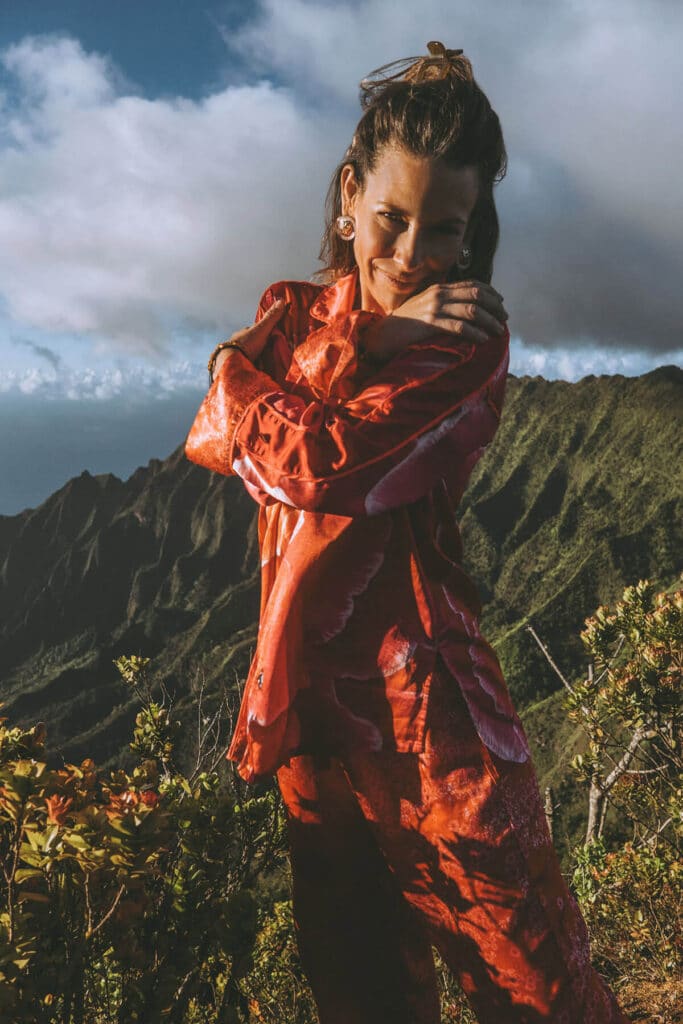 Identity transition captured through transformational brand photography session