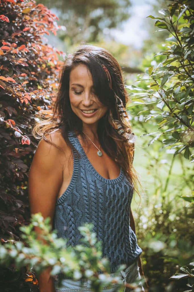 Nicky Clinch brand photography shoot in New Zealand wilderness and nature