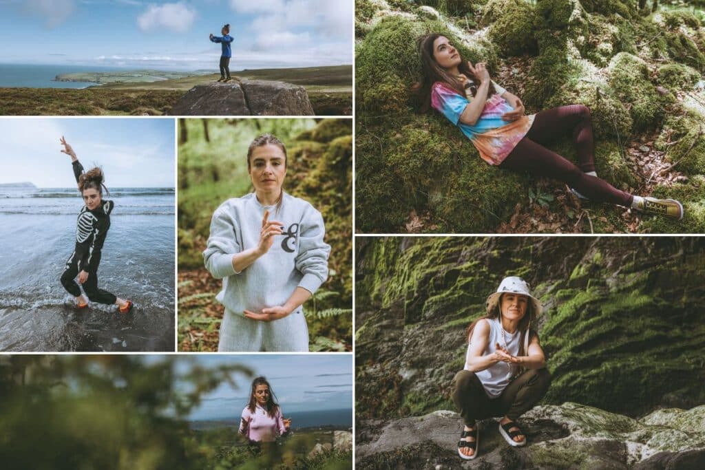 Emma Reicher iconic brand photography images on website landing page