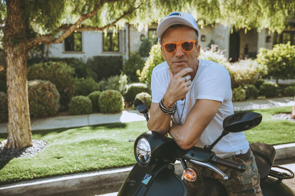 Elevated Realism portrait of Peter Crone embodying clarity through relaxed posture and steady gaze