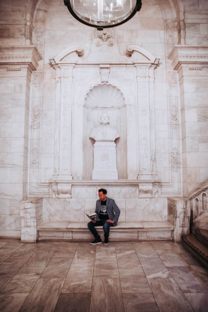 Creative professional working through uninspired moment with pure disciplined devotion