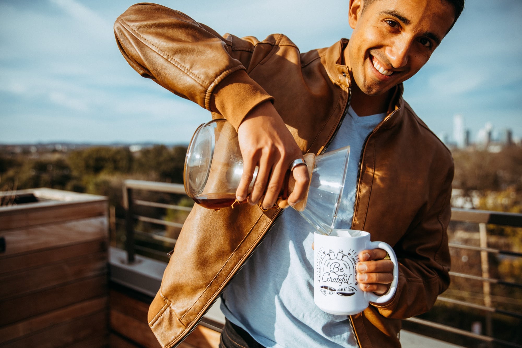 Personal brand portrait showing the result of intentional translation where identity, visual presence, and brand positioning create coherent authority